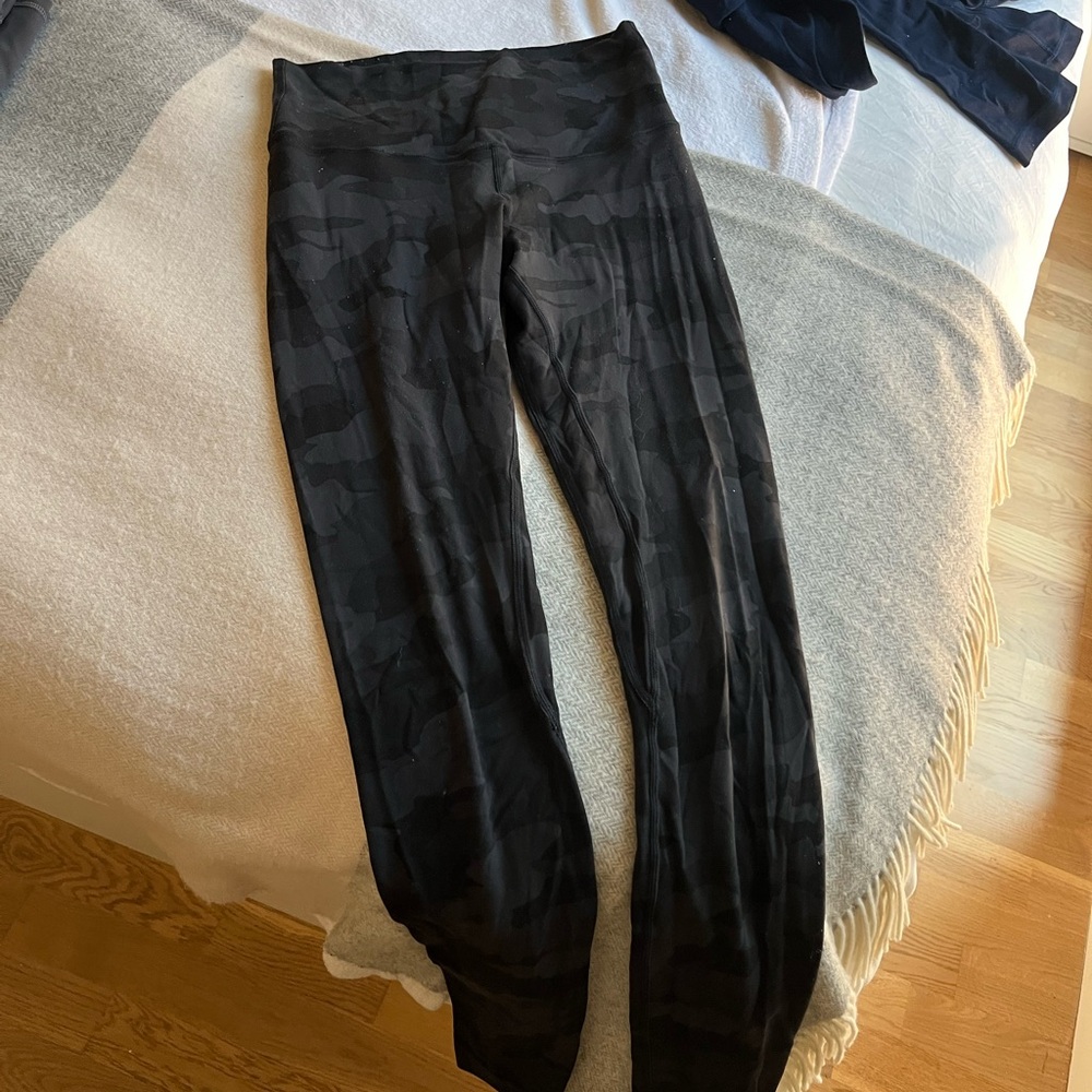 Lululemon Align Black Camouflage High-Waist Leggings